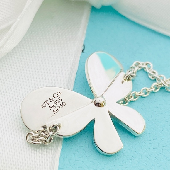 Tiffany & Co butterfly Love Bug bracelet retired Rose Gold & 925 adjustable - Picture 6 of 6